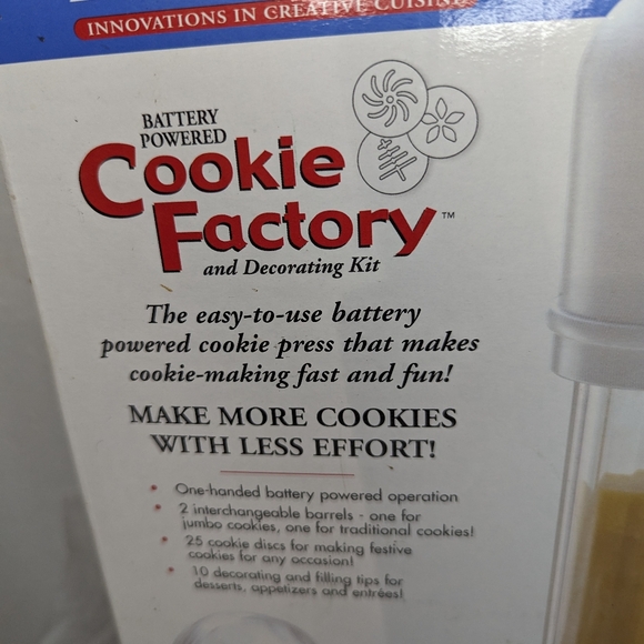 BonJour Cookie Factory 39 piece NIB - Picture 3 of 9